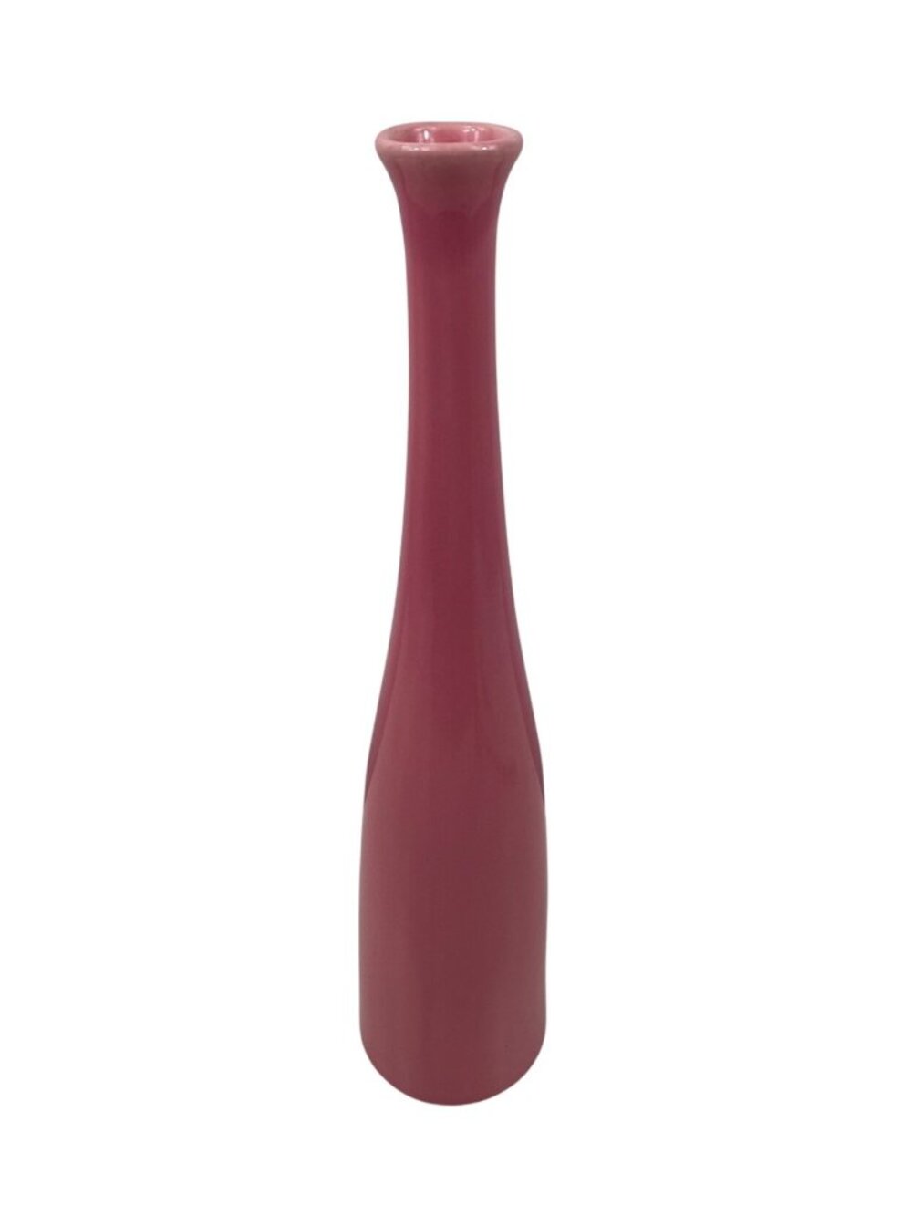 Royal Haeger Ceramic Bud Vase 13" Pink Finish 2004